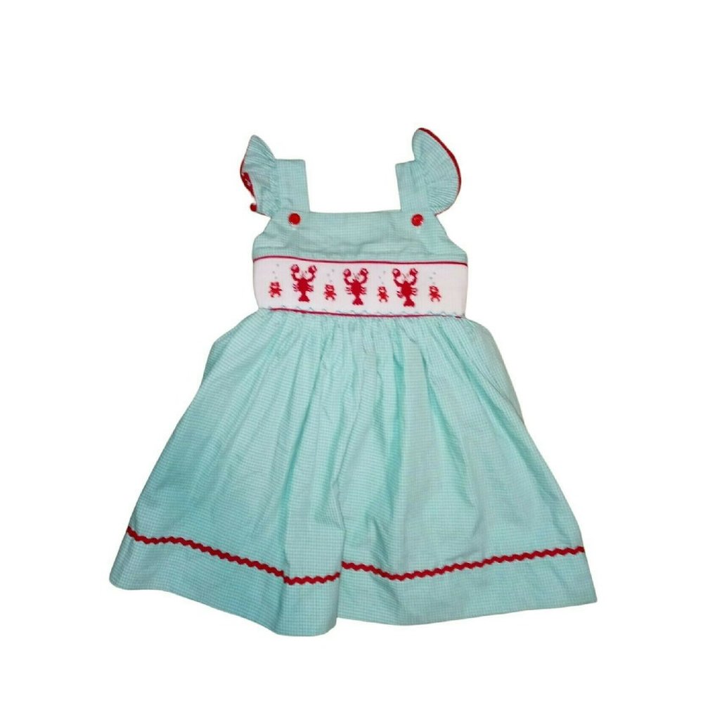 Lulu BeBe Green Lobster Dress